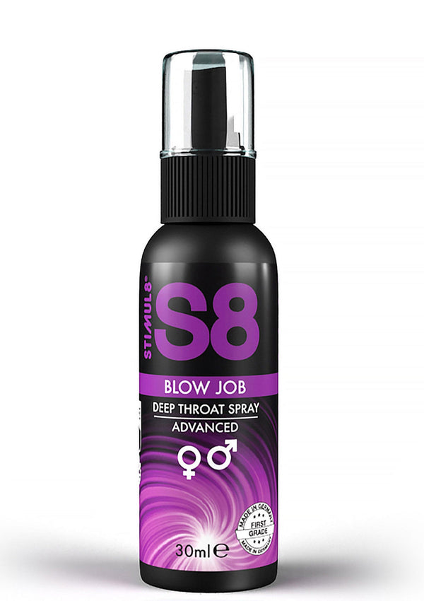 Bestel: S8 Deep Throat Spray 30 ml by Simul8 Boosters - bij Happytoys: de erotische sex webshop | liever Happy dan Easy ⭐⭐⭐⭐⭐ - Default Title - 97445 - NATUREL - 30