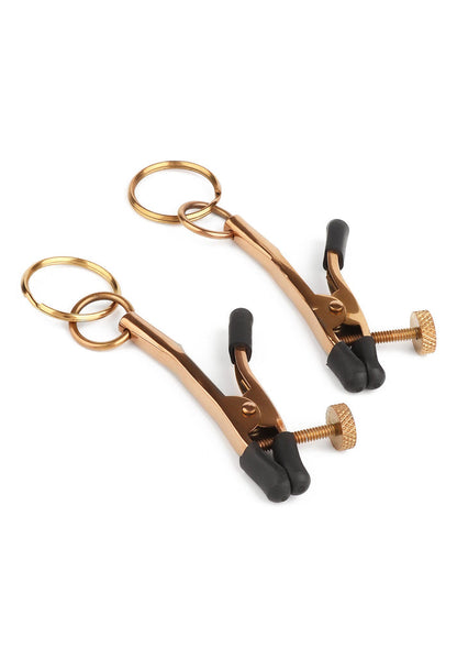 Bestel: Adjustable Nipp Clamps by Mr. Steel - bij Happytoys: de erotische sex webshop | liever Happy dan Easy ⭐⭐⭐⭐⭐