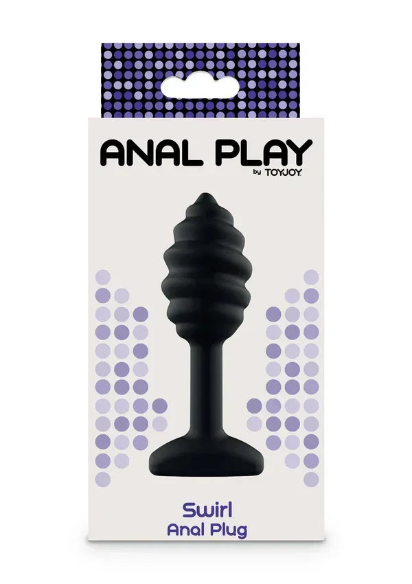 Bestel: Anal Play Swirl Anal Plug by ToyJoy - bij Happytoys: de erotische sex webshop | liever Happy dan Easy ⭐⭐⭐⭐⭐