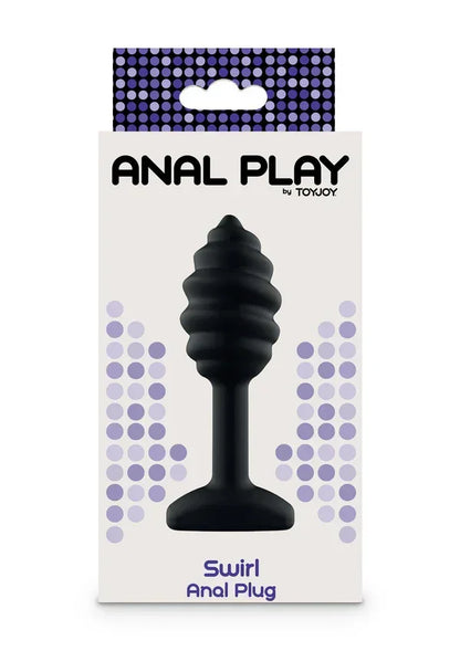 Bestel: Anal Play Swirl Anal Plug by ToyJoy - bij Happytoys: de erotische sex webshop | liever Happy dan Easy ⭐⭐⭐⭐⭐