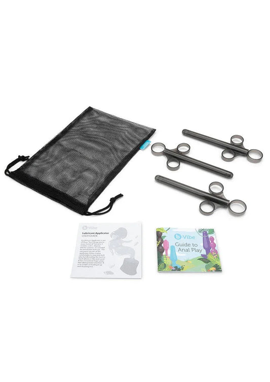 ♂ B-Vibe Lube Applicator 3pcs - Happytoys Sexshop: online sex shop for Feeling Happy & Easy 😊 - Discreet geleverd