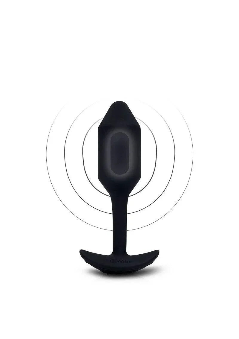 ♂ ♀ B-Vibe Vibrating Snug Plug 2 - Happytoys Sexshop: online sex shop for Feeling Happy & Easy 😊 - Discreet geleverd