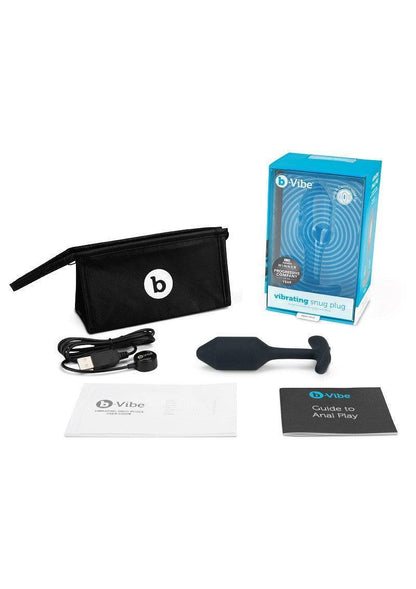 ♂ ♀ B-Vibe Vibrating Snug Plug 2 - Happytoys Sexshop: online sex shop for Feeling Happy & Easy 😊 - Discreet geleverd