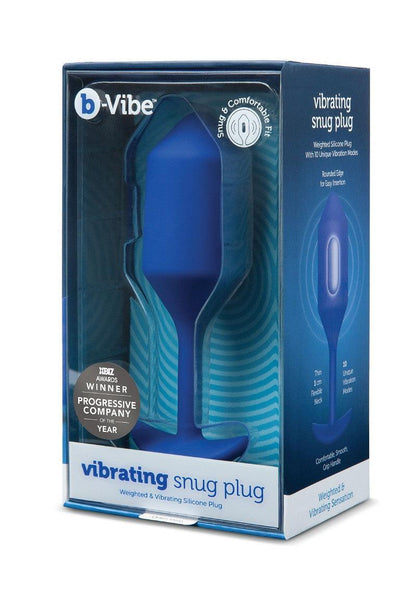 ♂ ♀ B-Vibe Vibrating Snug Plug L - Happytoys Sexshop: online sex shop for Feeling Happy & Easy 😊 - Discreet geleverd