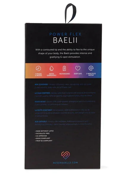 Baelii Power Flex Vibrator @ Nu Sensuelle - Happytoys Sexshop: online sex shop for Feeling Happy & Easy 😊 - Discreet geleverd
