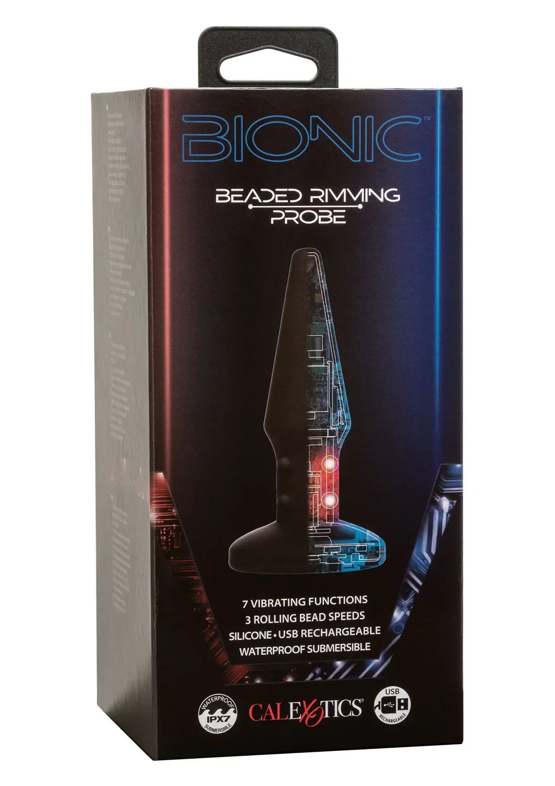 Bionic Beaded Rimming Probe @ CalExotics - Happytoys Sexshop: online sex shop for Feeling Happy & Easy 😊 - Discreet geleverd