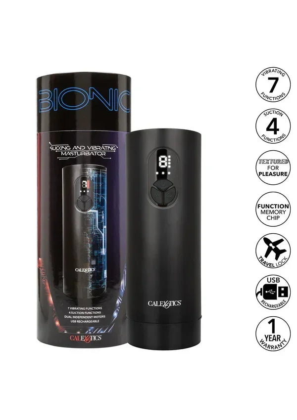 BionicSuckingandVibratingMasturbatorbyCalExotics4 @ Happytoys Sexshop: online sex shop for Feeling Happy & Easy 😊 the erotic store owned by a woman