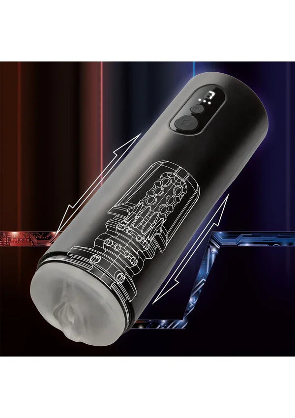 Bionic Thrusting Masturbator by CalExotics - Happytoys Sexshop: online sex shop for Feeling Happy & Easy 😊 - Discreet geleverd