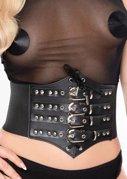 Buckled Front Waist Cincher by Kinky Diva - Happytoys Sexshop: online sex shop for Feeling Happy & Easy 😊 - Discreet geleverd