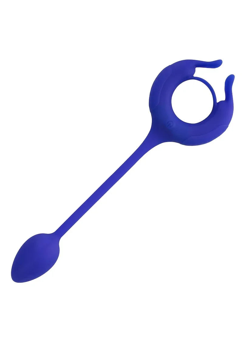 Admiral Plug and Play Weighted Cock Ring by CalExotics - Happytoys Sexshop: online sex shop for Feeling Happy & Easy 😊 - Discreet geleverd