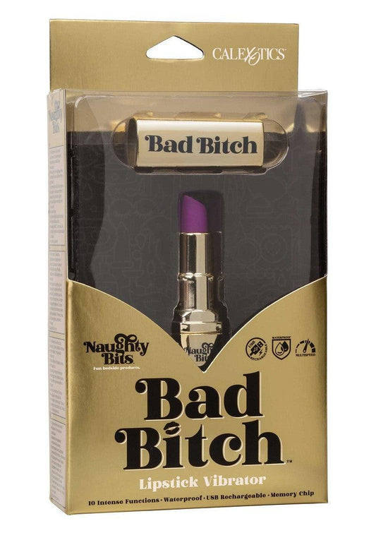 Naughty Bits Bad Bitch Lipstick Vibrator by CalExotics - Happytoys Sexshop: online sex shop for Feeling Happy & Easy 😊 - Discreet geleverd