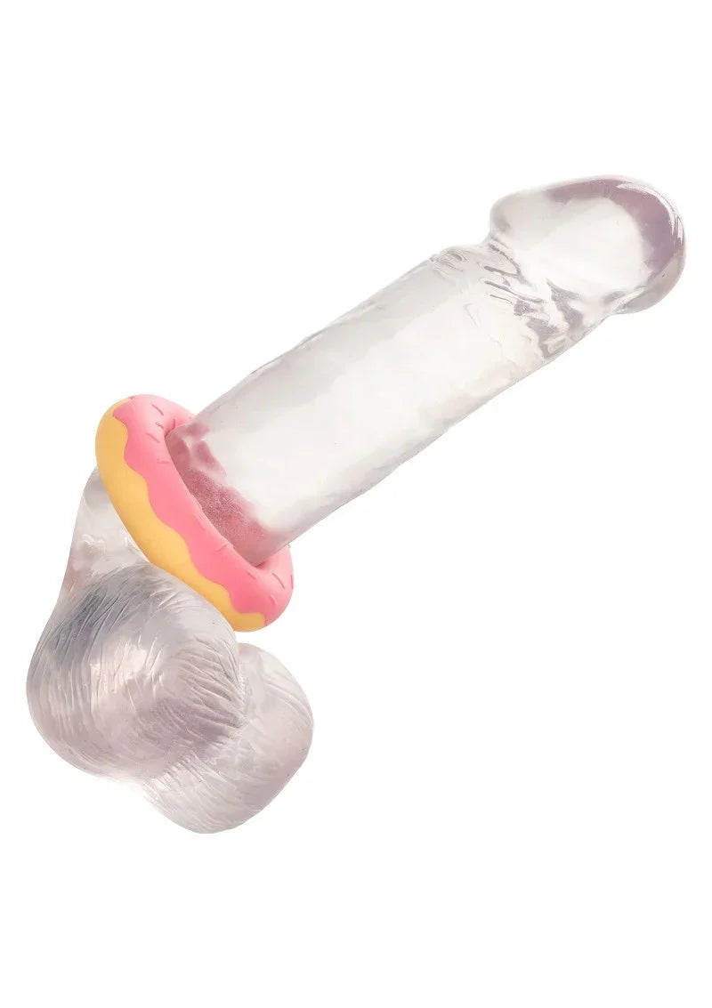 Naughty Bits Dickin’ Donuts Silicone Donut Cock RIng by CalExotics - Happytoys Sexshop: online sex shop for Feeling Happy & Easy 😊 - Discreet geleverd