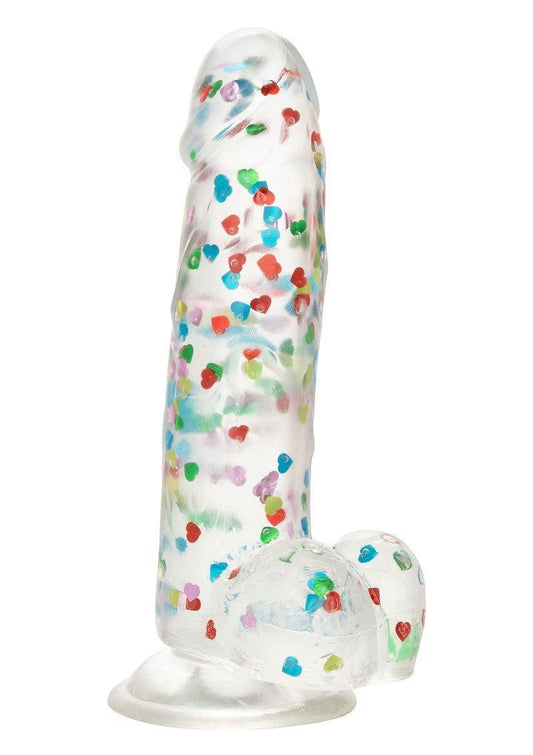 Naughty Bits I Love Dick Heart-filled Dong by CalExotics - Happytoys Sexshop: online sex shop for Feeling Happy & Easy 😊 - Discreet geleverd