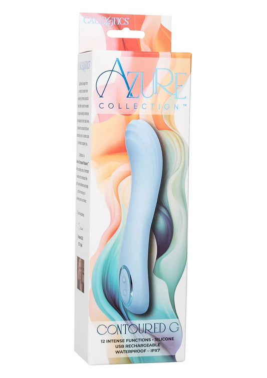 Azure Contoured G by CalExotics - Happytoys Sexshop: online sex shop for Feeling Happy & Easy 😊 - Discreet geleverd