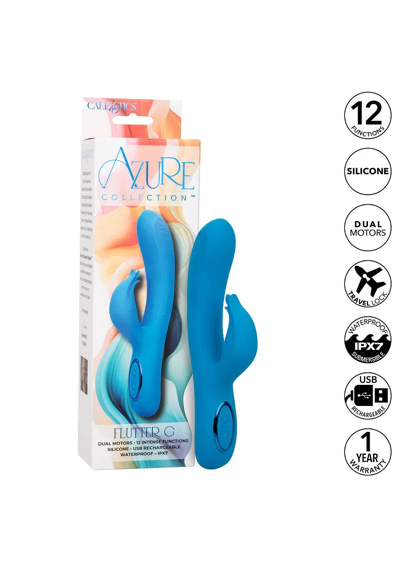 Azure Flutter G by CalExotics - Happytoys Sexshop: online sex shop for Feeling Happy & Easy 😊 - Discreet geleverd