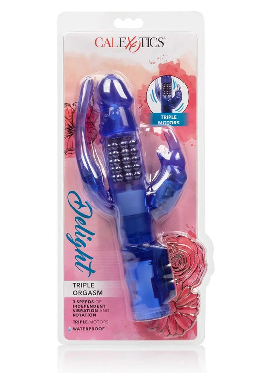 ♀ CalExotics Delight Triple Orgasm vibrator - Happytoys Sexshop: online sex shop for Feeling Happy & Easy 😊 - Discreet geleverd