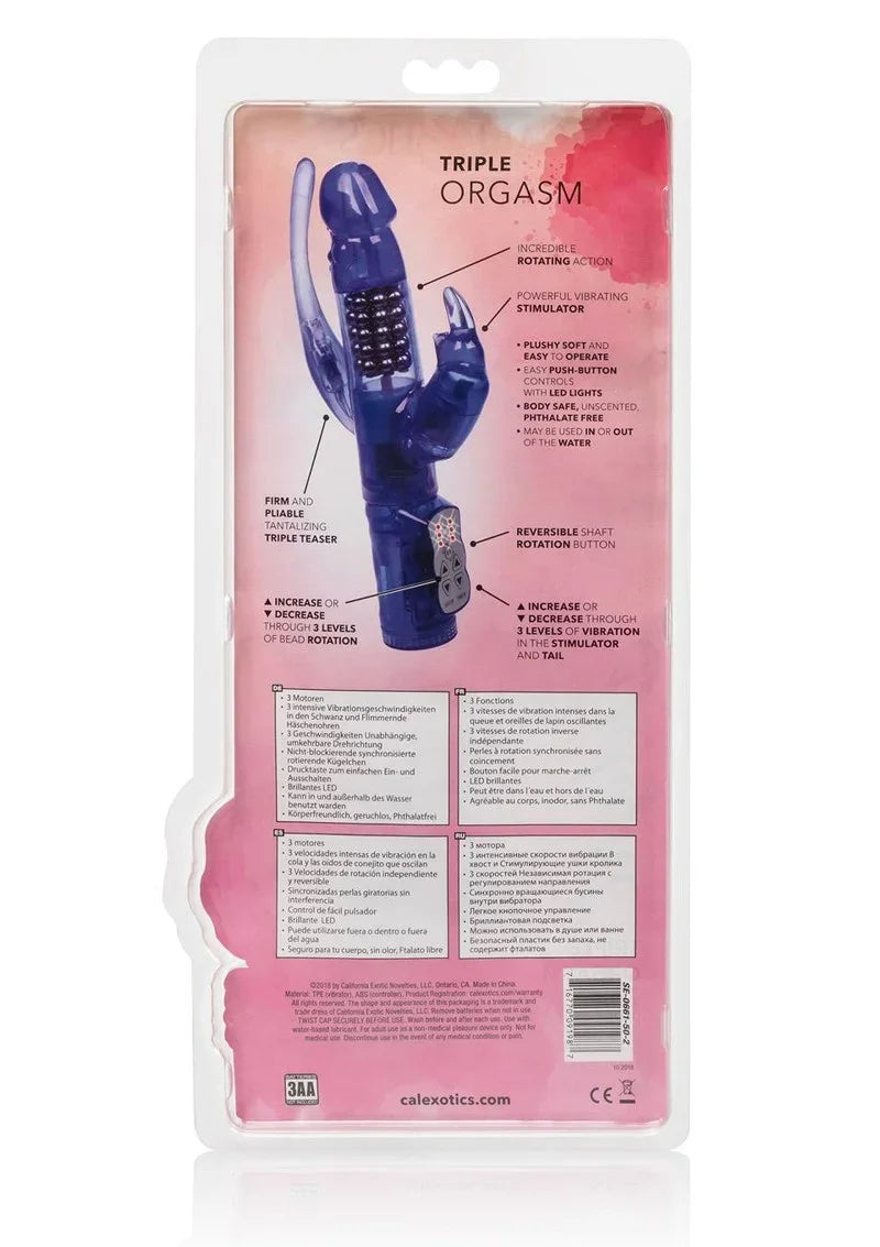 CalExoticsDelightTripleOrgasm9 @ Happytoys Sexshop: online sex shop for Feeling Happy & Easy 😊 the erotic store owned by a woman