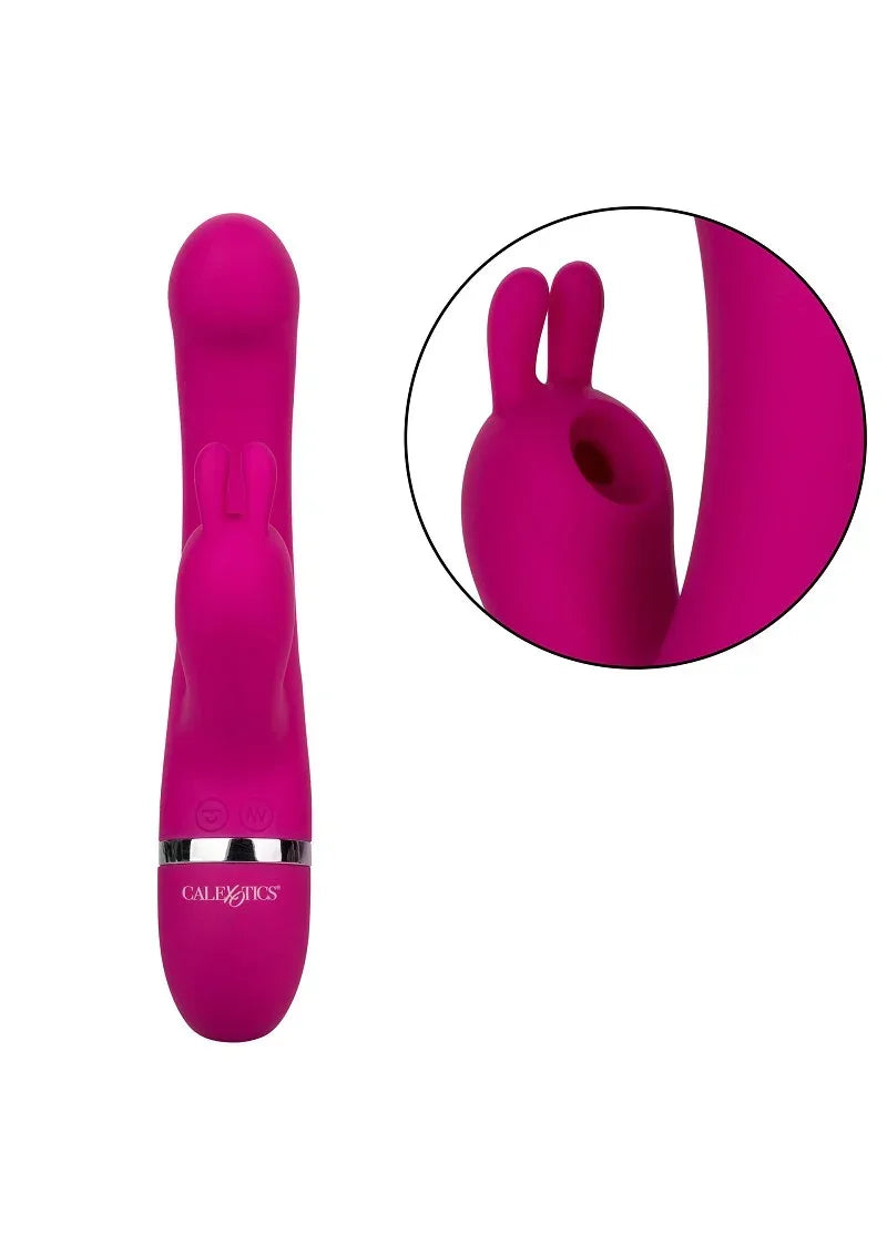 ♀ CalExotics Foreplay Frenzy Bunny Kisser double action suction - Happytoys Sexshop: online sex shop for Feeling Happy & Easy 😊 - Discreet geleverd