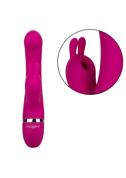 ♀ CalExotics Foreplay Frenzy Bunny Kisser double action suction - Happytoys Sexshop: online sex shop for Feeling Happy & Easy 😊 - Discreet geleverd