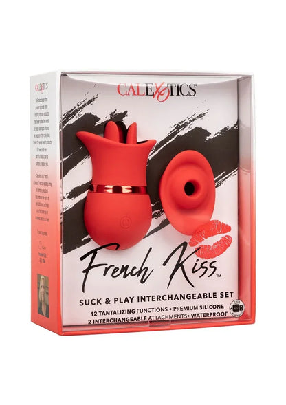 Bestel: French Kiss Suck & Play Interchangeable Set by CalExotics - bij Happytoys: de erotische sex webshop | liever Happy dan Easy ⭐⭐⭐⭐⭐