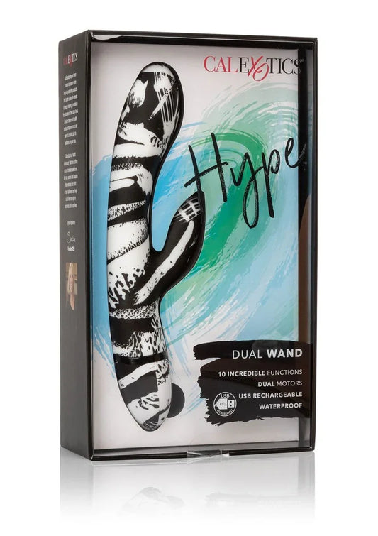 Hype Dual Wand by CalExotics - Happytoys Sexshop: online sex shop for Feeling Happy & Easy 😊 - Discreet geleverd