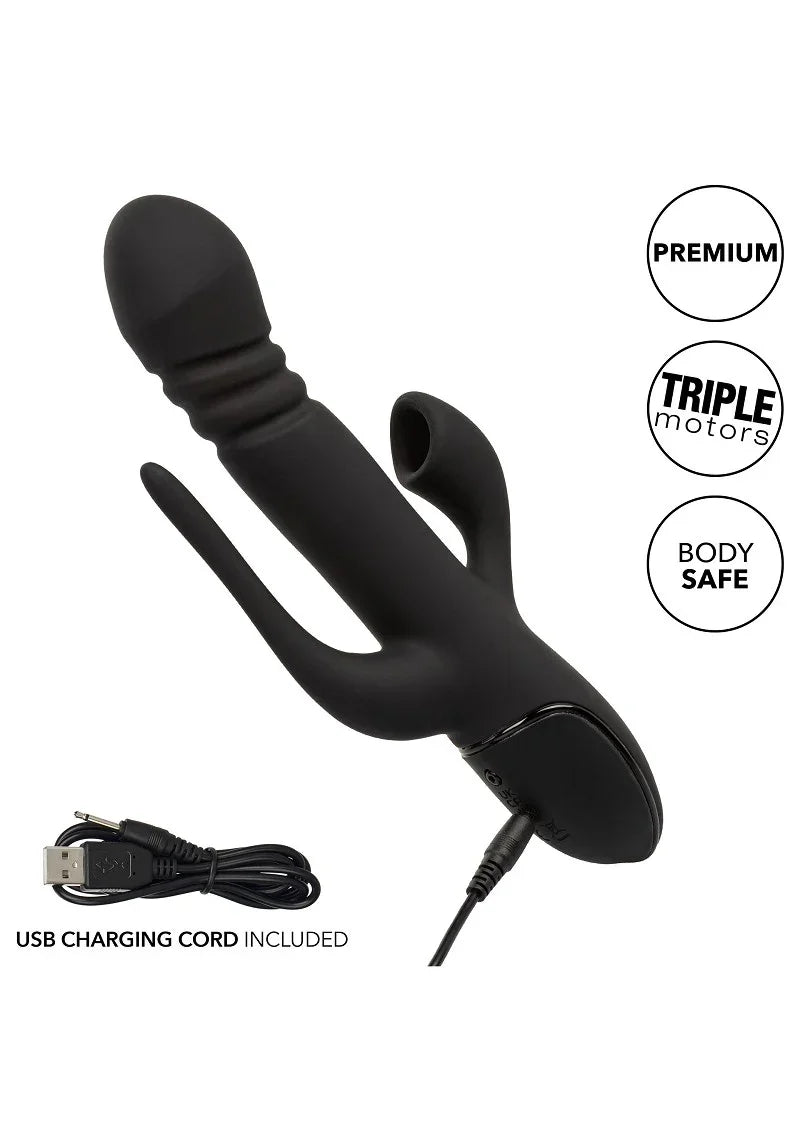 Triple Euphoria 3 double vibrator by CalExotics - Happytoys Sexshop: online sex shop for Feeling Happy & Easy 😊 - Discreet geleverd