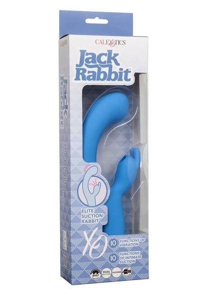 Jack Rabbit Elite Suction Rabbit vibrator by CalExotics - Happytoys Sexshop: online sex shop for Feeling Happy & Easy 😊 - Discreet geleverd