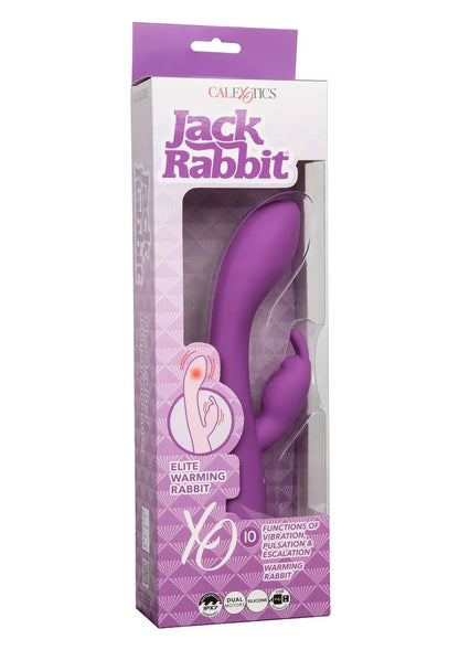 Jack Rabbit Elite Warming Rabbit vibrator by CalExotics - Happytoys Sexshop: online sex shop for Feeling Happy & Easy 😊 - Discreet geleverd