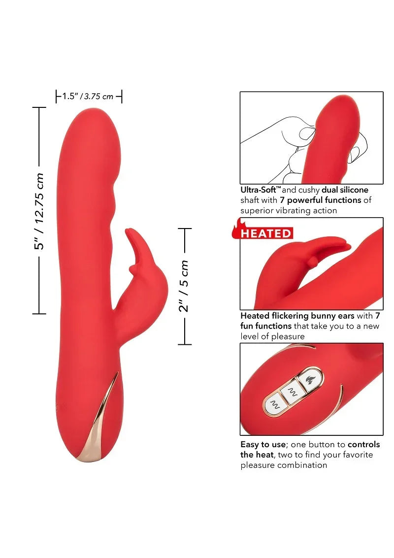 CalExoticsJackRabbitSignatureHeatedSiliconeUltra-SoftRabbit7 @ Happytoys Sexshop: online sex shop for Feeling Happy & Easy 😊 the erotic store owned by a woman