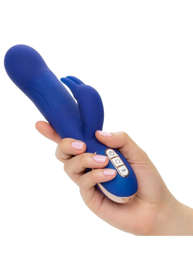 Jack Rabbit Signature Silicone Rotating Beaded Rabbit vibrator by CalExotics - Happytoys Sexshop: online sex shop for Feeling Happy & Easy 😊 - Discreet geleverd