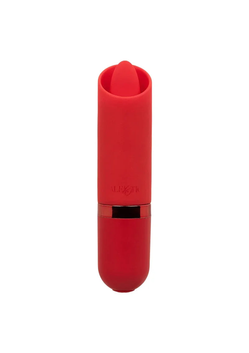 Kyst Flicker mini lipstick vibrator met tong by CalExotics - Happytoys Sexshop: online sex shop for Feeling Happy & Easy 😊 - Discreet geleverd