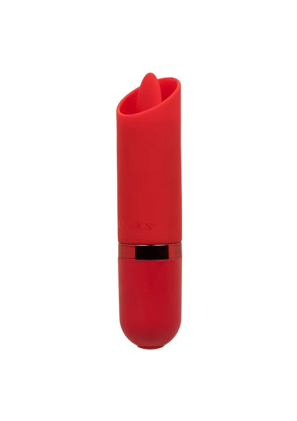 Kyst Flicker mini lipstick vibrator met tong by CalExotics - Happytoys Sexshop: online sex shop for Feeling Happy & Easy 😊 - Discreet geleverd