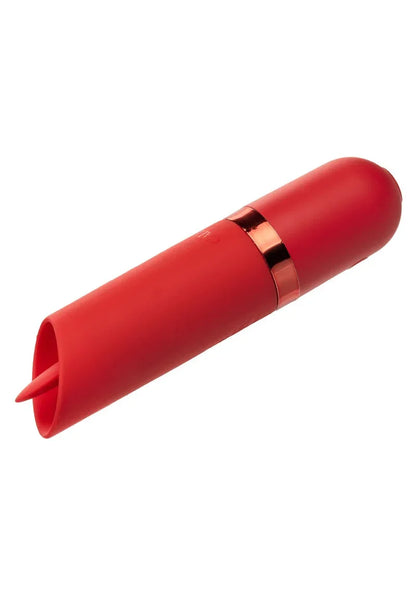 Kyst Flicker mini lipstick vibrator met tong by CalExotics - Happytoys Sexshop: online sex shop for Feeling Happy & Easy 😊 - Discreet geleverd