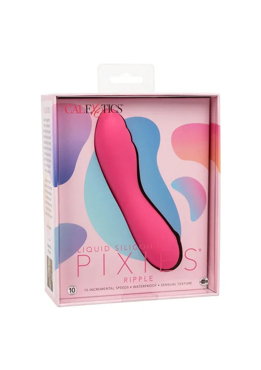 Liquid Silicone Pixies Ripple vibrator by CalExotics - Happytoys Sexshop: online sex shop for Feeling Happy & Easy 😊 - Discreet geleverd