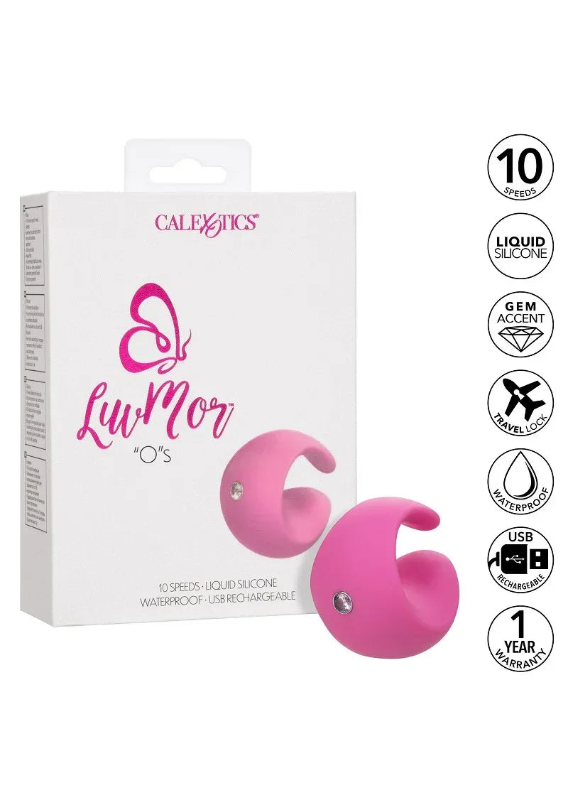 LuvMor 'O's vinger vibrator @ CalExotics - Happytoys Sexshop: online sex shop for Feeling Happy & Easy 😊 - Discreet geleverd