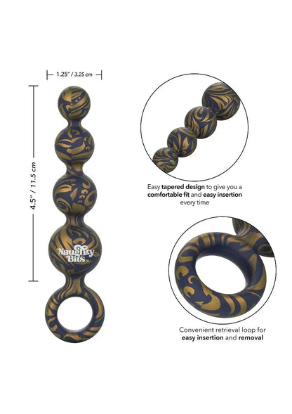 CalExoticsNaughtyBitsButtBallsSiliconeBootyBeads6 @ Happytoys Sexshop: online sex shop for Feeling Happy & Easy 😊 the erotic store owned by a woman