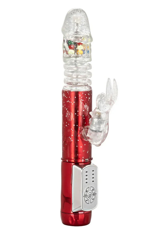 Naughty Bits Cumball Machine Thrusting Jack Rabbit Vibrator by CalExotics - Happytoys Sexshop: online sex shop for Feeling Happy & Easy 😊 - Discreet geleverd