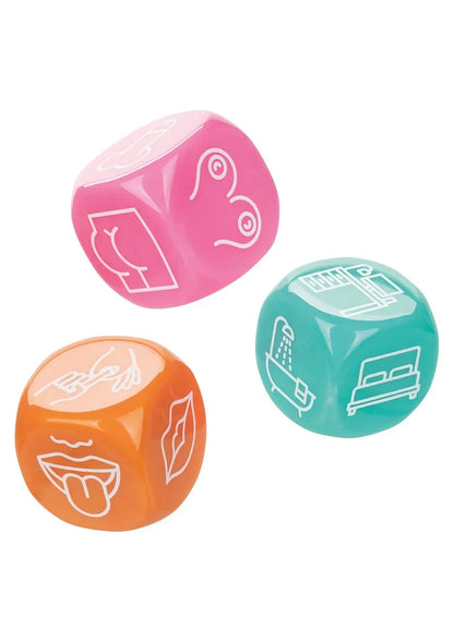 Naughty Bits Roll With It Icon-Based Sex Dice Game by CalExotics - Happytoys Sexshop: online sex shop for Feeling Happy & Easy 😊 - Discreet geleverd