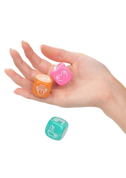 Naughty Bits Roll With It Icon-Based Sex Dice Game by CalExotics - Happytoys Sexshop: online sex shop for Feeling Happy & Easy 😊 - Discreet geleverd