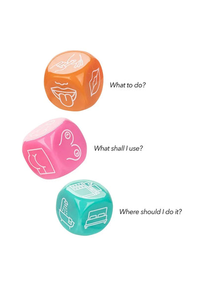 Naughty Bits Roll With It Icon-Based Sex Dice Game by CalExotics - Happytoys Sexshop: online sex shop for Feeling Happy & Easy 😊 - Discreet geleverd