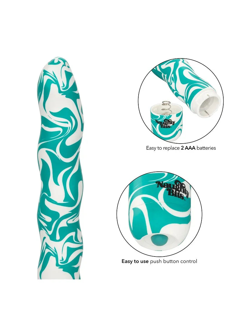 Naughty Bits Squiggle Dick Persoonlijke Vibrator by CalExotics - Happytoys Sexshop: online sex shop for Feeling Happy & Easy 😊 - Discreet geleverd