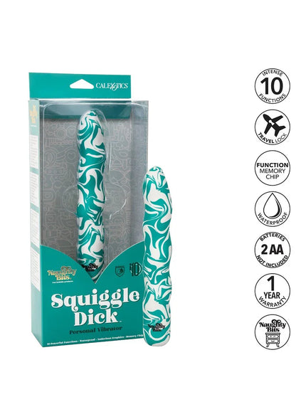 Naughty Bits Squiggle Dick Persoonlijke Vibrator by CalExotics - Happytoys Sexshop: online sex shop for Feeling Happy & Easy 😊 - Discreet geleverd
