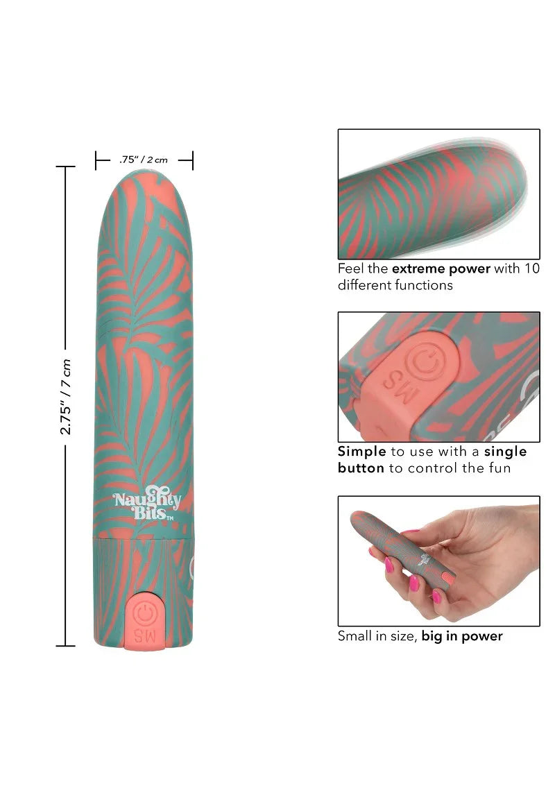 Naughty Bits You Do You Mini Massager by CalExotics - Happytoys Sexshop: online sex shop for Feeling Happy & Easy 😊 - Discreet geleverd