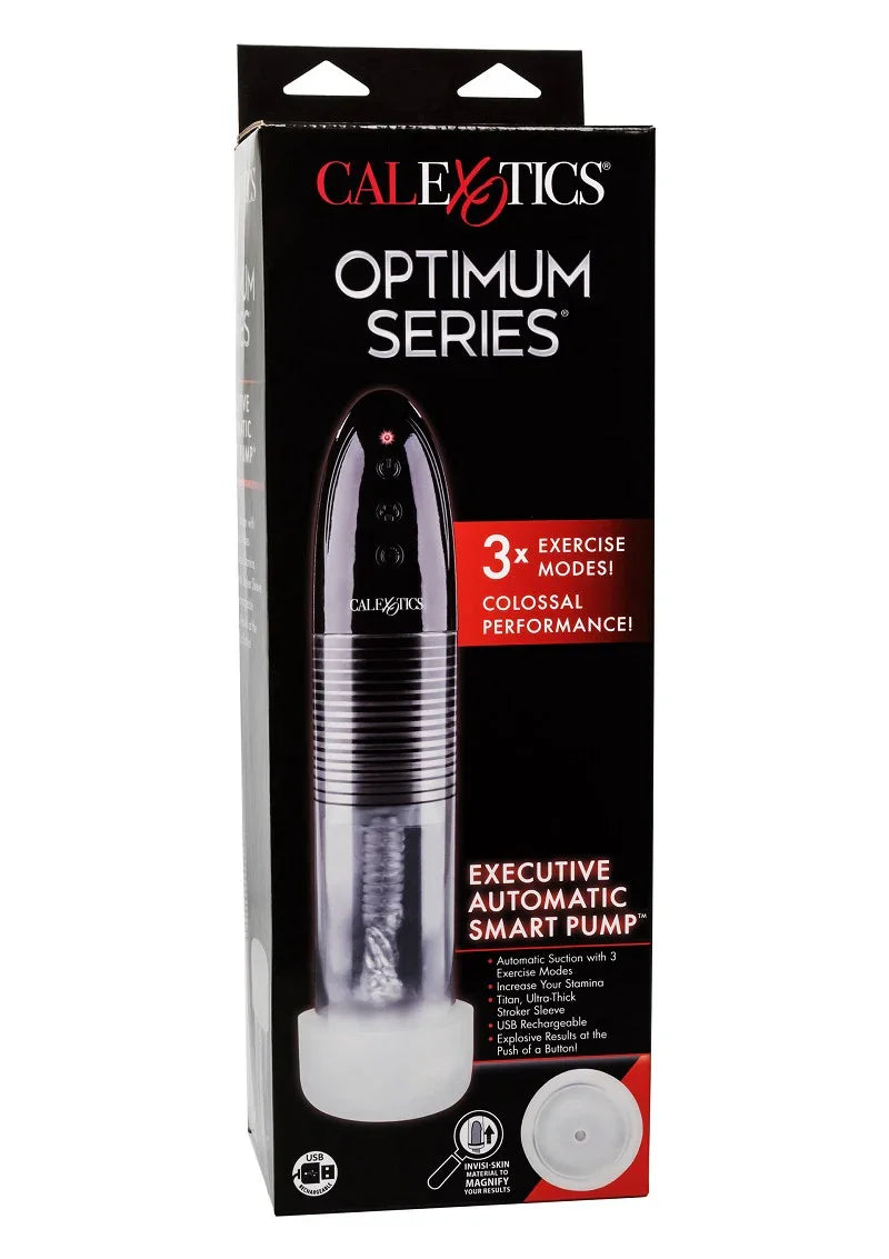 Optimum Series Executive Automatic Smart Pump by CalExotics - Happytoys Sexshop: online sex shop for Feeling Happy & Easy 😊 - Discreet geleverd