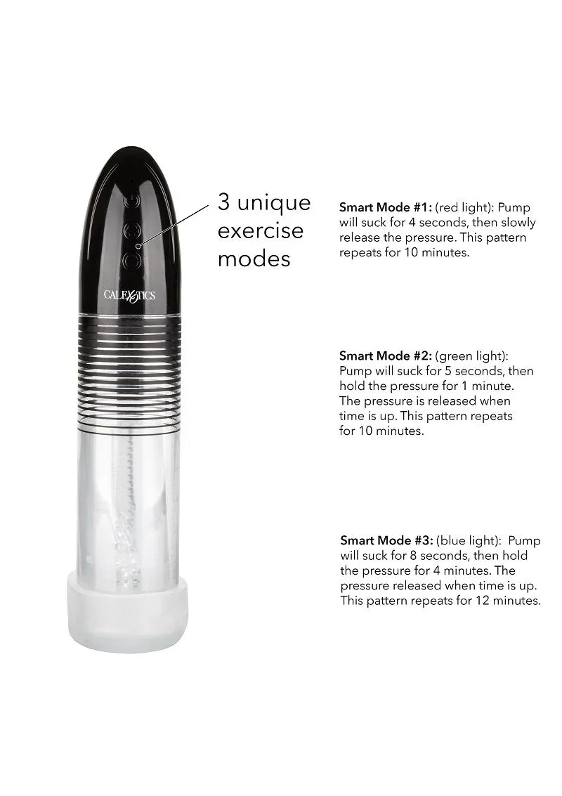 Optimum Series Executive Automatic Smart Pump by CalExotics - Happytoys Sexshop: online sex shop for Feeling Happy & Easy 😊 - Discreet geleverd