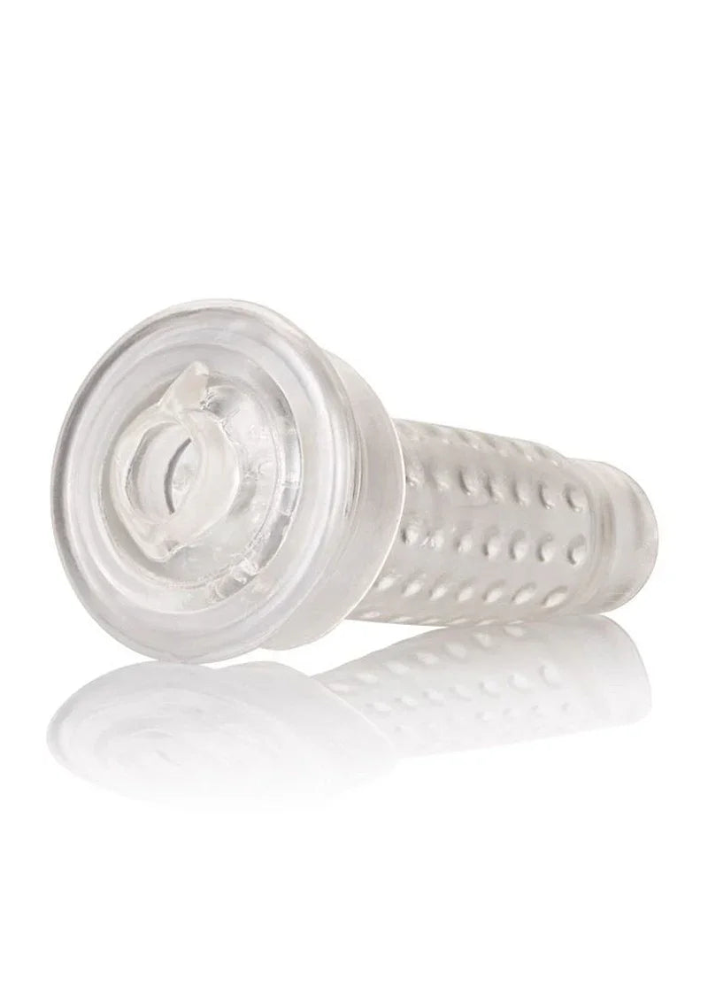 Optimum Series Stroker Pump Sleeve Pussy by CalExotics - Happytoys Sexshop: online sex shop for Feeling Happy & Easy 😊 - Discreet geleverd