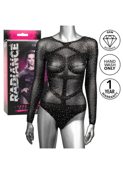 ♀ CalExotics Radiance Long Sleeve Body Suit - Happytoys Sexshop: online sex shop for Feeling Happy & Easy 😊 - Discreet geleverd