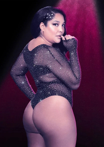 CalExoticsRadiancePlusSizeLongSleeveBodySuit4 @ Happytoys Sexshop: online sex shop for Feeling Happy & Easy 😊 the erotic store owned by a woman