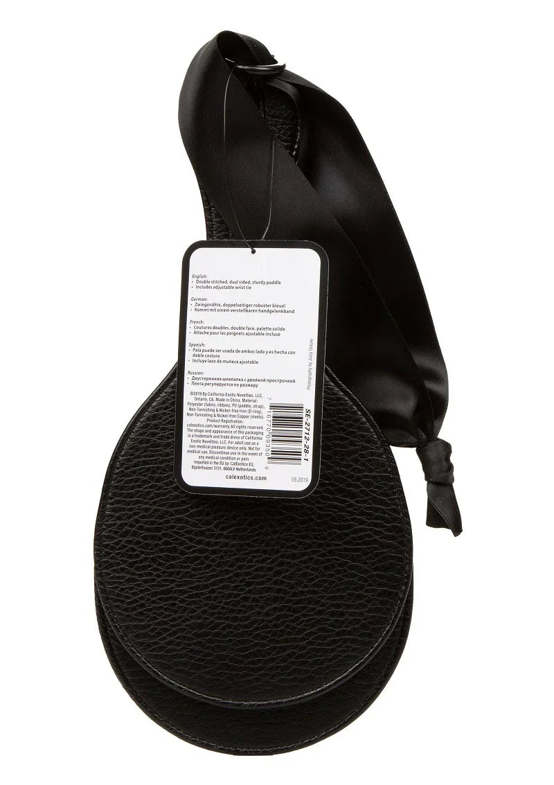 Scandal Round Double Paddle by CalExotics - Happytoys Sexshop: online sex shop for Feeling Happy & Easy 😊 - Discreet geleverd