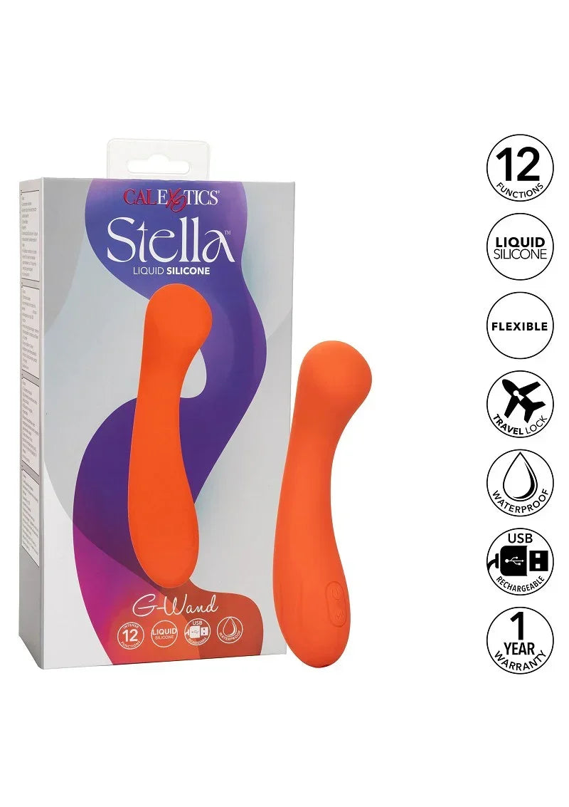 Stella Liquid Silicone G-Wand @ CalExotics - Happytoys Sexshop: online sex shop for Feeling Happy & Easy 😊 - Discreet geleverd
